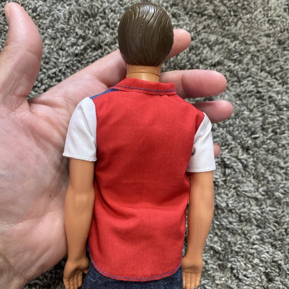 1968 Ken Body Molded Brown Hair Blue Eyes 1983 Head ~ Hong Kong